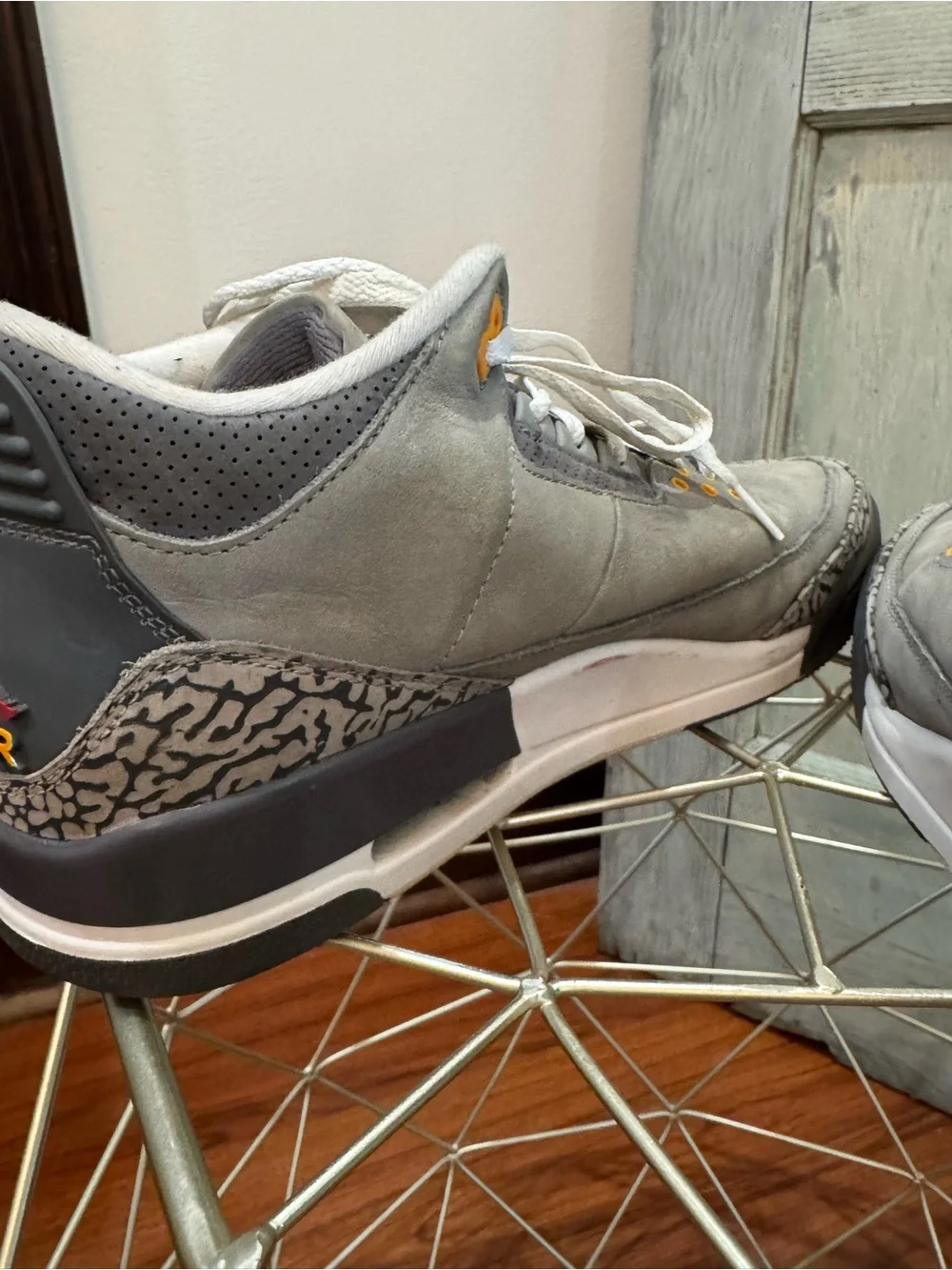 Air Jordan 3 Retro Cool Grey Elephant Print size 10